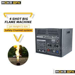 Autre éclairage de scène 4 têtes Big Flame Hine Spray 6 mètres DMX Projecteur de feu avec première scène de canal sécurisée et lancement de dispositif anti-basculement Dhsu3