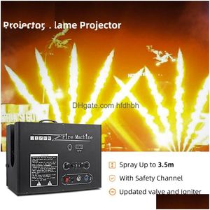 Andere podiumverlichting DMX-vlamprojector 5 manieren Hine DJ-apparatuur Spray 3,5 meter Thrower Shooter voor evenementen Disco Nachtclubeffect Dhi45