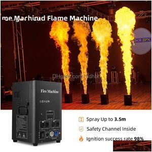 Andere podiumverlichting One Head Flame Hine Spray 1- Dmx Genius Safety Channel Fire Projector voor nachtclubfeest DJ Drop Delivery Light Dhaj0