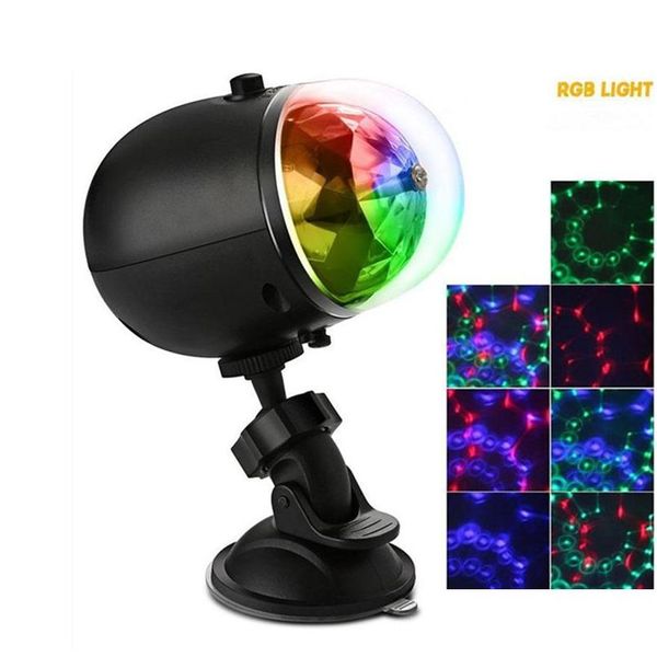 Otra iluminación de escenario Luces láser portátiles Rgb Disco Ball Party Mini Dj para Navidad Home Club Proyector Drop Entrega Dhx5R