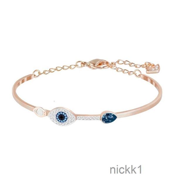 Otros pulseras Swarovski Diseñador de pulseras Mujeres Bangle de lujo High Demon Eye Femenino Cristal Swarovski Pearl Star Accesorios blancos