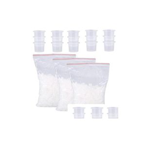 Andere tattoo levert 1000 stks inktbekers l m s Plastic dop wenkbrauw make -up pigment container wegwerp accessoires cup druppel levering h dhbfj