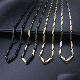 Autre chaîne de melon plaquée or en acier titane collier en acier inoxydable modèles de couple bijoux élégants colliers pendentifs Otmiu