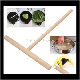 Andere Werkzeuge Küche, Esszimmer Bar Garten Drop Lieferung 2021 Weihnachten Chinesische Spezialität Crêpe Maker Pfannkuchenteig Holzverteiler Stick Home