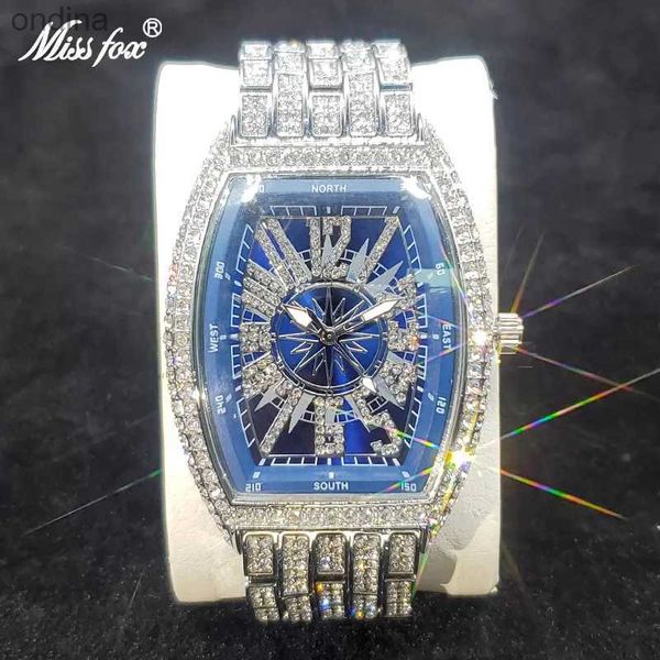 Otro reloj de cuarzo con diamantes brillantes personalizados para hombre de lujo de primeras marcas, reloj de moda Hip Hop Ice Out para hombre, el mejor producto de venta YQ240122