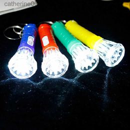 Autres jouets 10 pièces Mini lampe de poche LED porte-clés lampe de poche LED portable pour camping fête faveur pour enfants adultes poche lumière jouetL231024