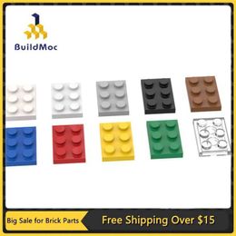 Autres jouets 10pcs MOC Parties 3021 Board 2x3 Compatible avec les composants de bricolage de construction de bricolages
