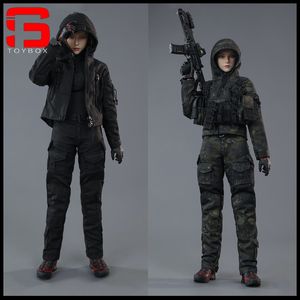 Otros juguetes 2023 Q4 Fire Girl FG096 1/6 escala traje de combate femenino conjunto de ropa modelo Fit 12 soldado figura de acción cuerpo muñecas 230704