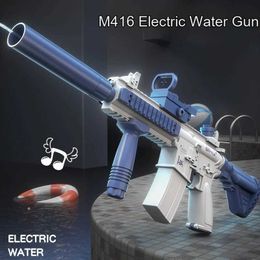 Autres jouets 2024 New Electric M416 Water Gun Electric Glock Pistol Shooting Toy entièrement automatique Cadeaux de jouets de plage d'été pour enfants garçons et filles S245176320