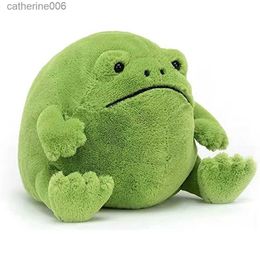 Ander speelgoed 32 cm Kawaii Ricky Rain Frog Knuffel Zachte knuffelpop Mooie dikke kikkerpop Babyspeelgoed Plushie Cadeauspeelgoed voor kinderen GirlL231024