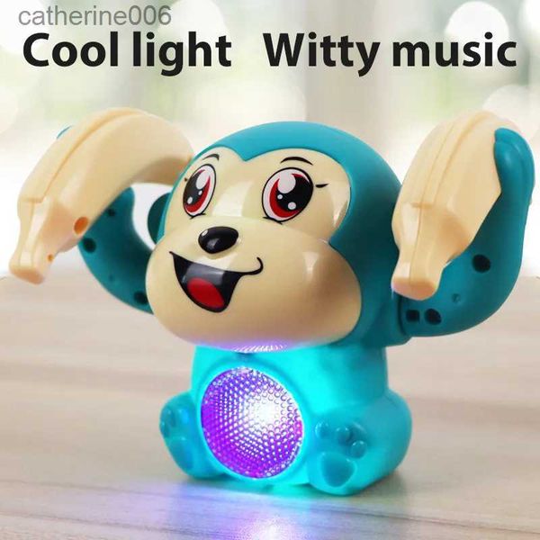 Autres jouets Bébé Jouets Électrique Tumbling Singe Lumière Musique Puzzle Son Tipping Singe Enfants Jouets Jouets Éducatifs Pour Enfants CadeauxL231024