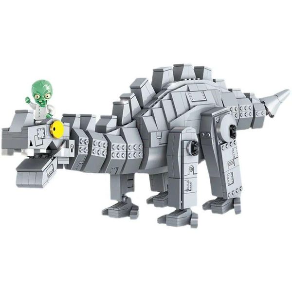 Autres jouets bloque les plantes d'origine vs zombies zombot dark dragon bâtiment dinotronic mechasaur mech robot enfant cadeau toy dinosaure 2 otdx5