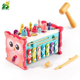 Andere speelgoed kinderen magnetische visserij sensorische babyontwikkeling uil Cube Sorders meisje leeronderwijs Montessori speelgoed voor kinderen 3 jaar 230327