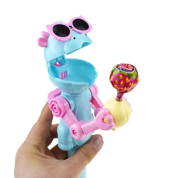 Autres jouets Creative Kids Manger des sucettes Robot Lollipop Candy Stand Holder Jouet éducatif 230928