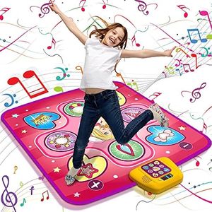 Autres jouets Tapis de danse pour 3 filles de 10 ans 5 modes de jeu dont 3 niveaux de défi Volume réglable avec lumières LED 230802