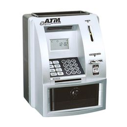 Andere Toys Electronic Piggy Bank ATM -wachtwoord Munten Munten Saving Box Automatische Deposit Note Kerstcadeau 230403