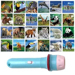 Other Toys Flashlight Projector For Kids Baby Sleeping Story Book Torch Lamp Toy Early Education Toy Holiday Christmas Gift Light Up ToyL231024