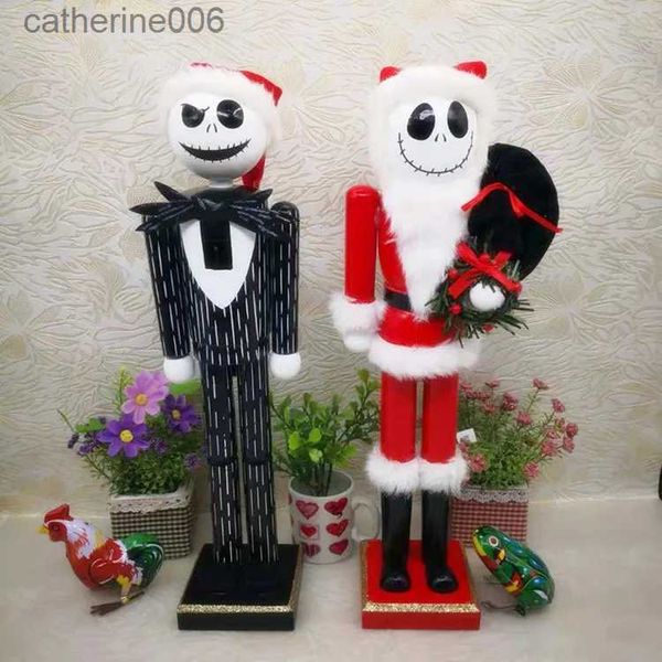 Autres jouets Halloween Le Cauchemar avant Noël 36 cm Jack Skellington Figure Modèle Jouet Cadeau de Noël L231024