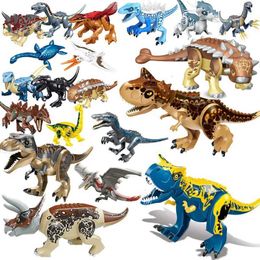 Otros juguetes Jurassic World 3 Wild Raptor Builds Builds Blocks Building Blocks Tyrannosaurus I-Rex ensamblado ToysL240502