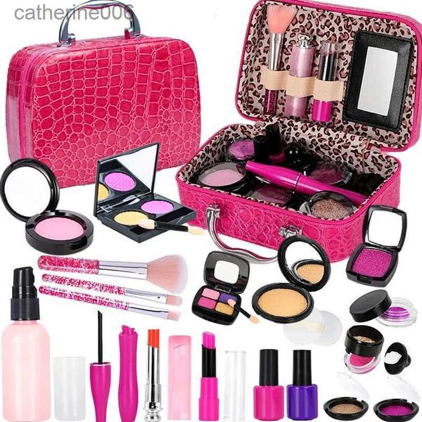 Otros juguetes Kit de maquillaje para niños Juego de cosméticos de simulación Maquillaje de imitación Juguetes para niñas Casa de juegos Maquillaje falso Juguetes para niñas Regalo de cumpleañosL231024