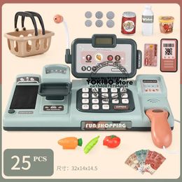 Otros juguetes Compras para niños Caja registradora Mini supermercado Conjunto Simulación Cálculo de alimentos Contador de pago Juego de imaginación Juguete en chino 231211