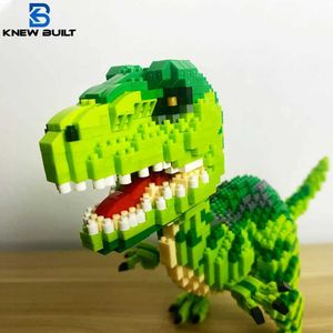 D'autres jouets savaient construire un dinosaure Tyrannosaurus Rex ou Velocira Modèle micro-bloc de construction puzzle Perfect Gift Desktop Decorationl240502