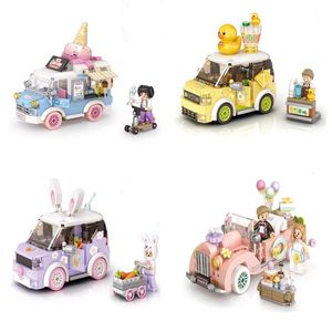 Autres Jouets Loz Mini Building Blocks Street Block Assemblage Bricolage Puzzle Jouet Mignon Modèle De Voiture Filles Décoration De Noël Cadeau 4207 4208 4209 4210 230809