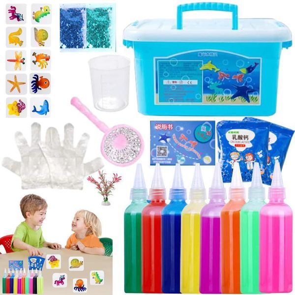 Autres jouets Magic Water Elf DIY Artisanat Peinture Autocollants Montessori Education Creative 3D Elfes Kit Set Enfants Enfants 230617