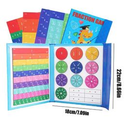Otros juguetes Fracción magnética Aprendizaje Matemáticas Juguetes Montessori Enseñanza de la enseñanza Ayuda Fracción Infacción para niños Juguetes Regalos de Navidad S245163 S245163