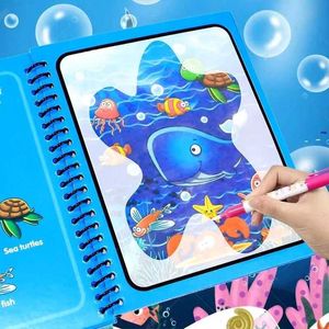 Autres jouets Montessori Toys Magic Water Picture Books Childrens Games éducatifs Enfants coloriage bébés de 1 à 3 ans S245176320