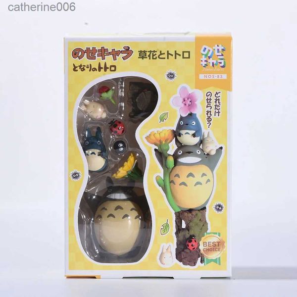 Autres jouets Mon voisin Totoro Fleurs et plantes Figurines Collection Film de dessin animé Jouets périphériques Figurine d'action Cadeaux de Noël japonais L231024