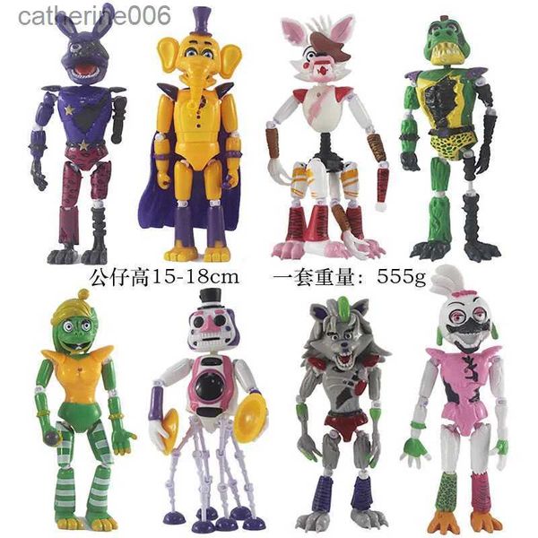 Otros juguetes Nueva figura de anime FNAF Final Cute Bonnie Bear Five Night Security Breach Figura de acción PVC Modelo Sundrop ToysL231024