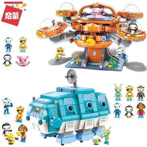 Autres jouets Octonauts Blocs de construction Octopus Gup-A Desktop Decoration Puzzle Assembly Modèle Cadeau d'anniversaire pour garçons et filles