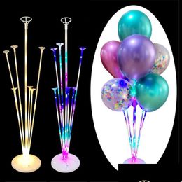 Andere Toys Party Decoration 7/13/19 Tubes Ballonstand Kolom Kolon Garland Box Bruiloft Verjaardagdecoraties ADT Kids Ballons Accessoires DHW3K