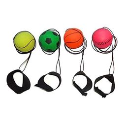 D'autres jouets retournent à Sponge Rubber Handball Game Practice Bounce Elastic Sports Nylon Rope Childrens Outdoor Toy Ball S245176320
