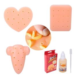 Andere speelgoed Squeeze Acne Peach Popping Popper Remover Stop om je gezicht te plukken Puistjes TPE Stress Relief Toy 230307