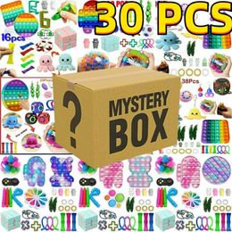 Otros juguetes Caja de sorpresas Misterioso Fidget Mystery Pop Regalos Antiestrés para niños Figet Blind ex Misteriosa 230311