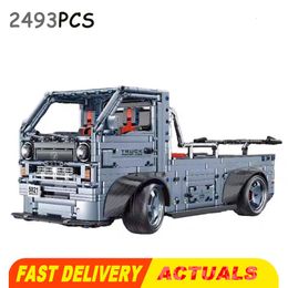 Andere speelgoed Technische auto Stad Truck App Remote Control Moter Power T5021 Bakstenen Bouwstenen Constructie voor kinderen Sets geschenk 230815