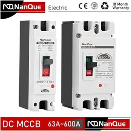 Autres commandes de pièces de télévision DC12V 24V 48V 60V 110V Disjoncteur de circuit 100A 200A 300A 400A 600A Protecteur de batterie BTYPE MCCB PV POWER SH DHFTI