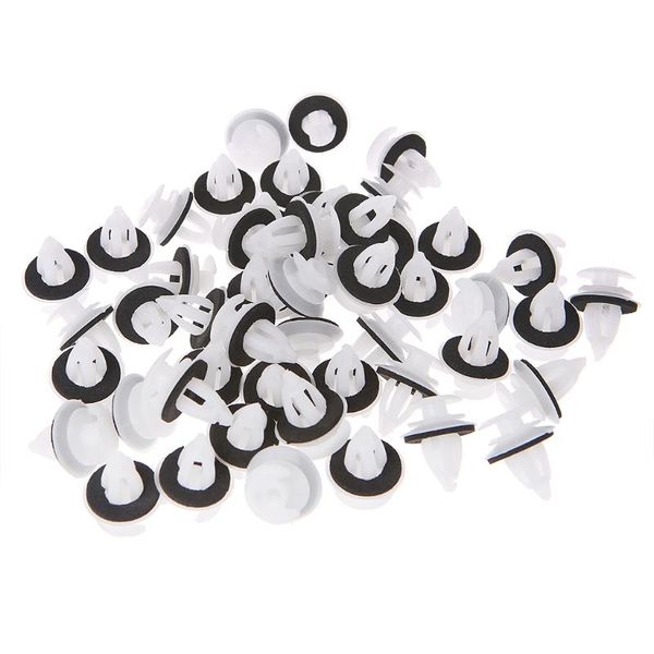 Autres outils de véhicule 50PC / sac clips de panneau de porte avec bague d'étanchéité pour E34 E36 E38 E39 E46 M3 M5 Z3 X5