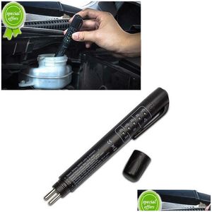 Autres outils de véhicules Nouveaux outils de diagnostic de liquide testant le stylo d'huile de testeur de liquide de frein pour Dot 3/4 / 5.1 LED Pencar électronique précis Acce Dhuoz