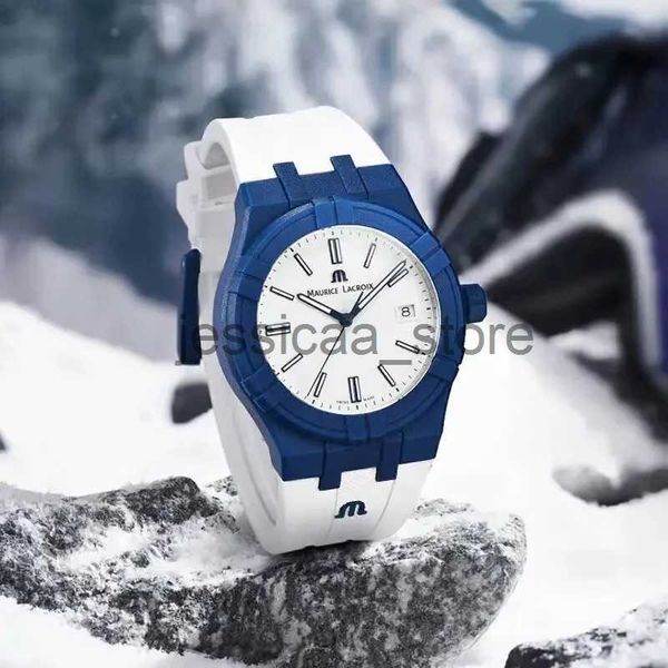 Autres montres 2023 Nouveau Maurice Lacroix Aikon Tide Mens Watch Strap Strap Imperproof Quartz Watch for Men Sports Reloj Hombre Aaaaa Clock J231221