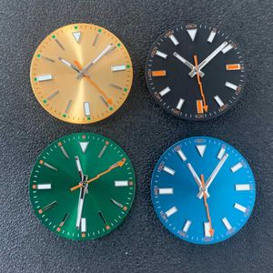 Overige horloges 29 mm groene lichtgevende wijzerplaatwijzers voor Milguass Datejust Miyota 8215/8200 Mingzhu 2813/3804 uurwerk Horloges Onderdelen Accessoires 230829