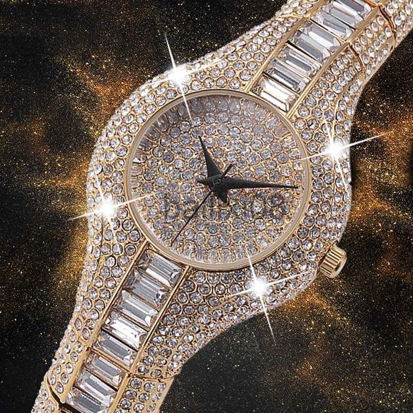 Autres Montres 30mm Petite Montre Femme Antichoc Étanche De Luxe Dames Ar Montre En Métal Brelets Strass Bu Montres Chinoises Pas Cher J230728