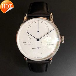 Andere horloges 42MM Eenvoudig Bauhaus-stijl automatisch horloge Ultradunne waterdichte lederen band Zelfzorg heren luxe merkhorloge l2403