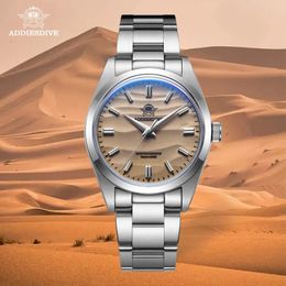 Autres montres Addiesdive 36mm hommes montres de luxe pot couvercle verre AR enduit quartz 10bar étanche Reloj Hombre AD2030 231216