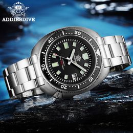 Andere Uhren Addiesdive Uhr Männer Abalone Diving Herren mechanische Armbanduhr Luxus Saphirglas Automatik Wasserdicht Reloj Homme 230714