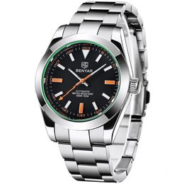Overige horloges BENYAR Mechanische herenhorloges Topmerk luxe horloges Zakelijk Automatische sporthorloges voor heren relogio masculino 230928