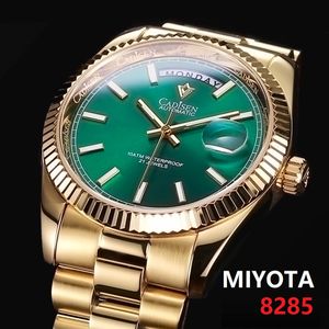 Other Watches CADISEN DD40 Men Luxury Automatic Watch AR Sapphire Glass Mechanical Wristwatch 10Bar MIYOTA 8285 Movt 2023 230714