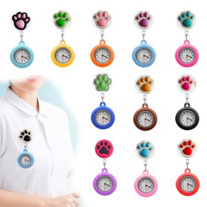 Andere horloges Claw Clip Pocket Nurse For Women Clip-on hangende revershorloge Badge accessoires Verpleegkundigen Drop levering OTDU1